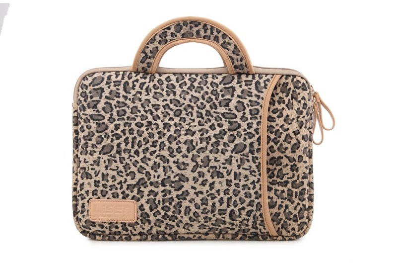 Valentoria 15.5 Inch Laptop Sleeve Case-Stylish Leopard Ultrabook Sleeve Macbook Bag For Acer/Asus/Dell/iPad Pro/Lenovo/Macbook Pro/Macbook Air/Surface Pro 4 with Handle - Image 1